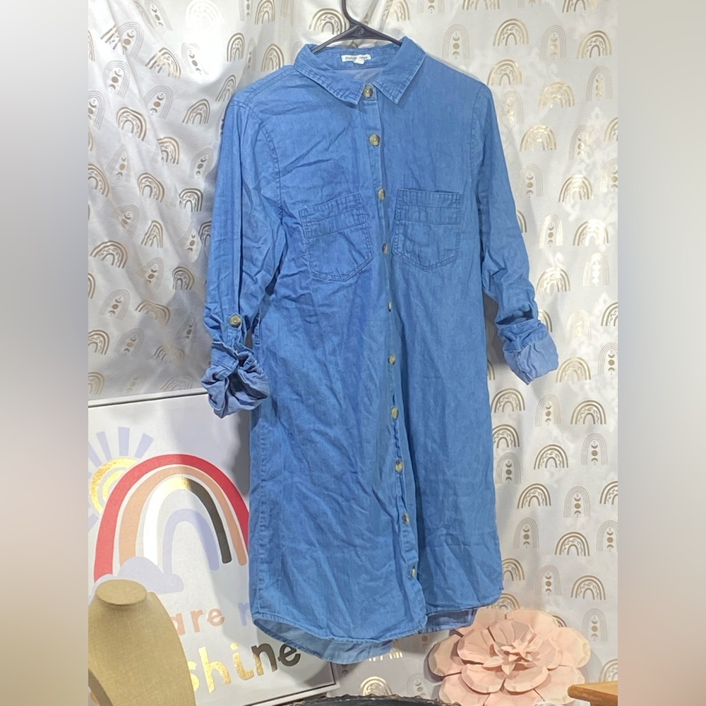 Charlotte Russe Blue Denim Top